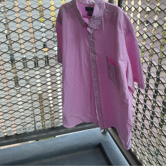 Polo Ralph Lauren Pink Short Sleeve Seersucker Shirt - Picture 2 of 5